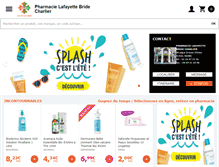 Tablet Screenshot of pharmaciebridecharlierlafayette.com